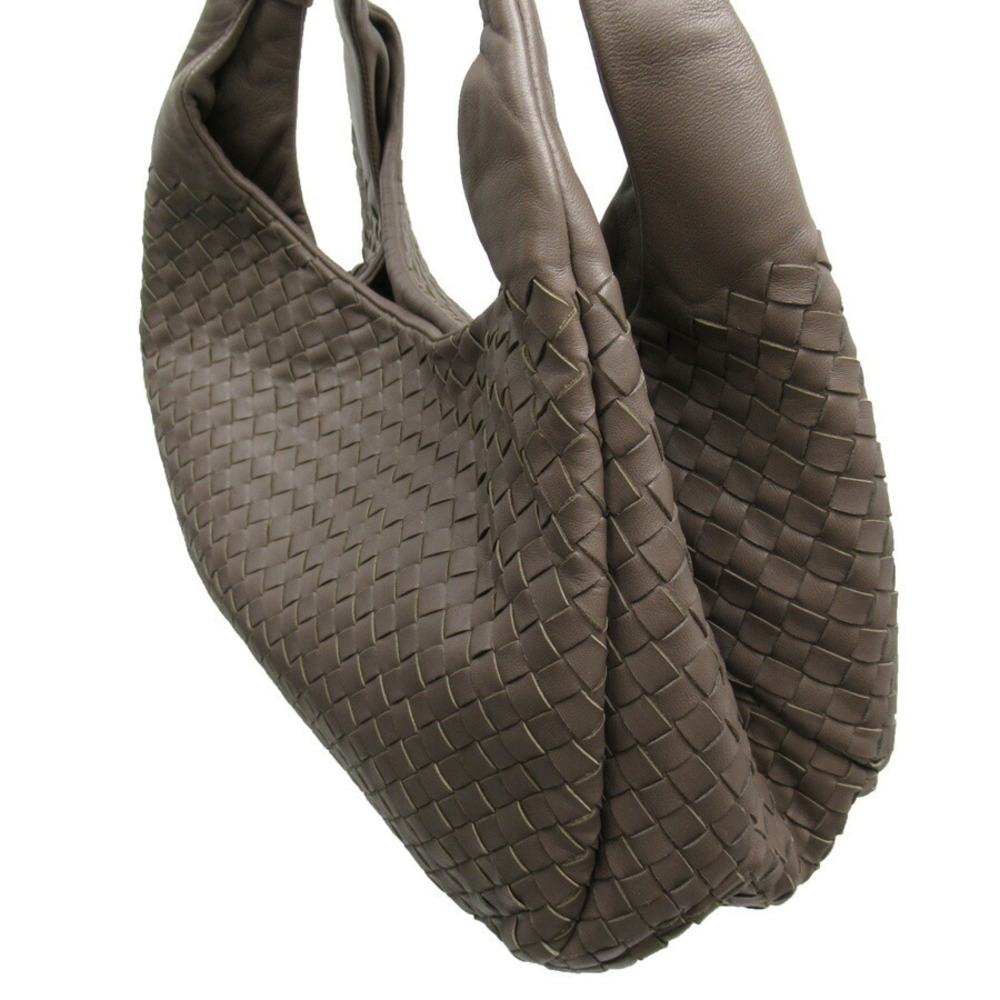 Bottega Veneta handbag brown leather intrecciato weave - Picture 2 of 3